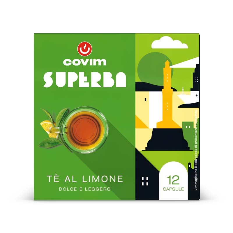 Covim Superba Tè al limone 48 Capsule